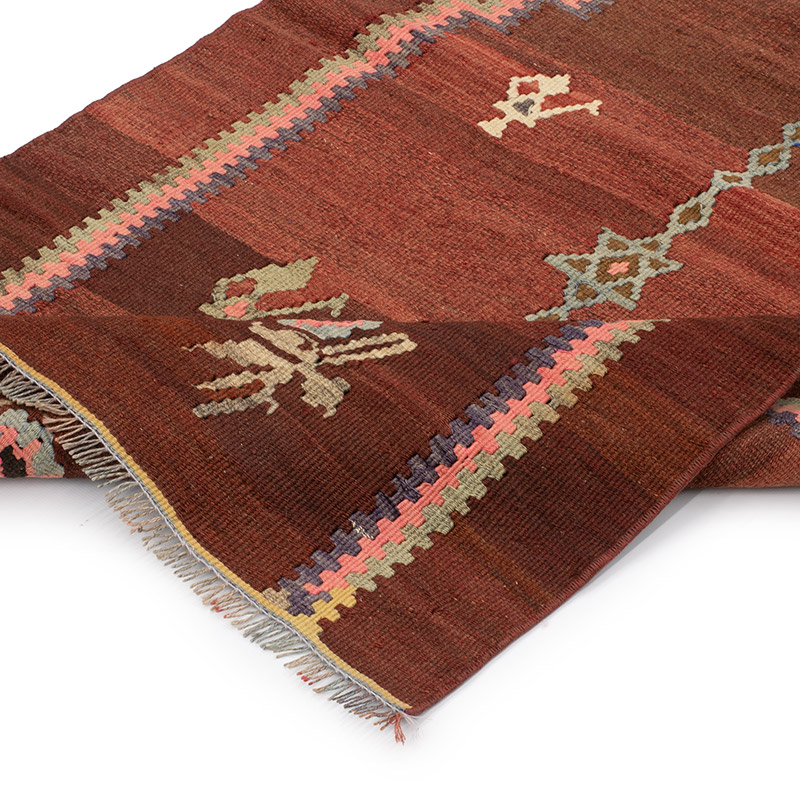 Vintage Anatolian Kilim Rug - 2' 6" x 4' 2" (30" x 50") - K0092195