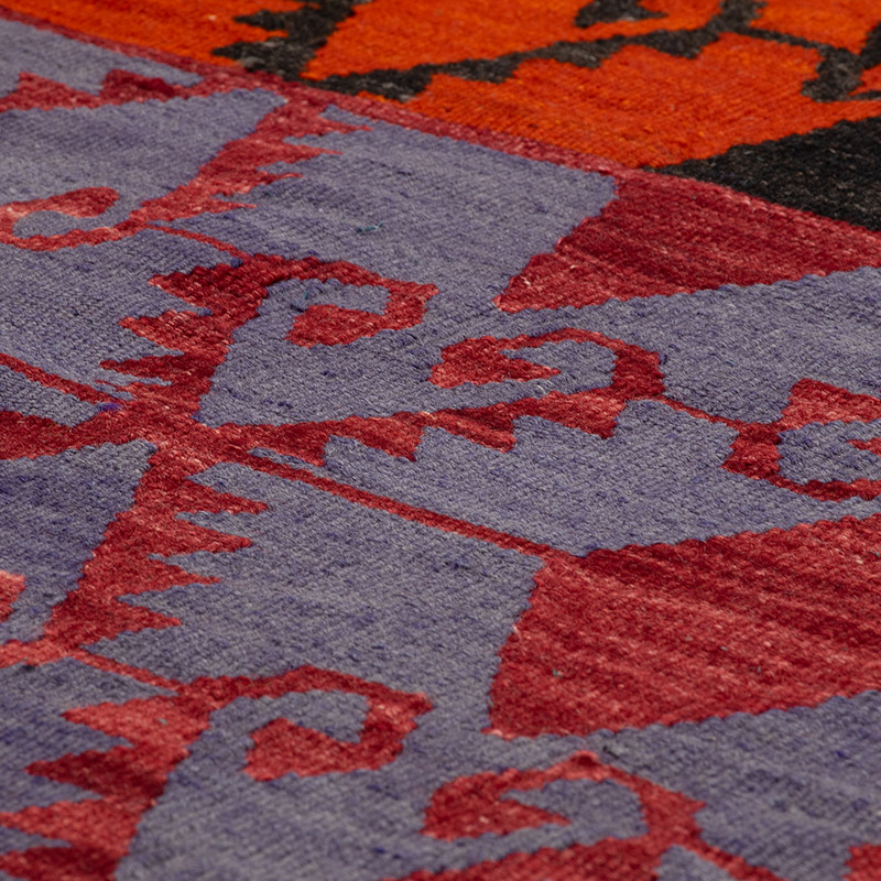Vintage Afyon Kilim Rug - 5' 2" x 13' 3" (62" x 159") - K0092198