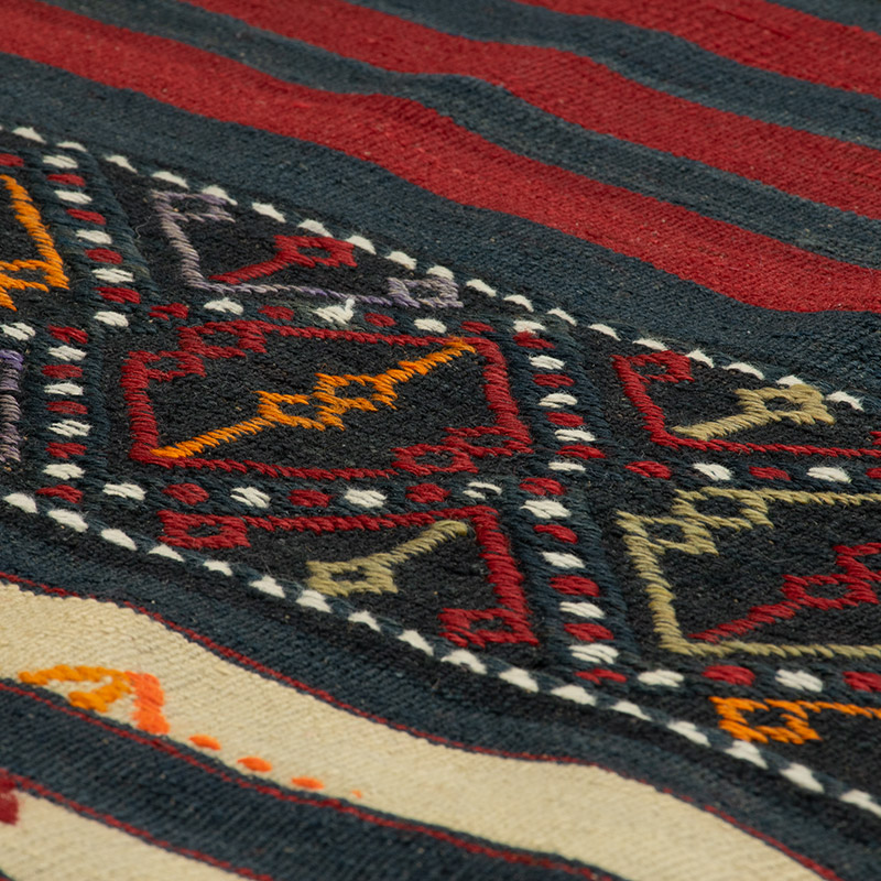Corredor Vintage Malatya Kilim - 80 cm x 214 cm - K0092200