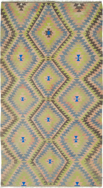 Vintage Esme Kilim Rug - 6'  x 10' 7" (72" x 127")