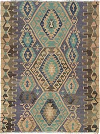 Vintage Esme Kilim Rug - 5' 10" x 7' 8" (70" x 92")