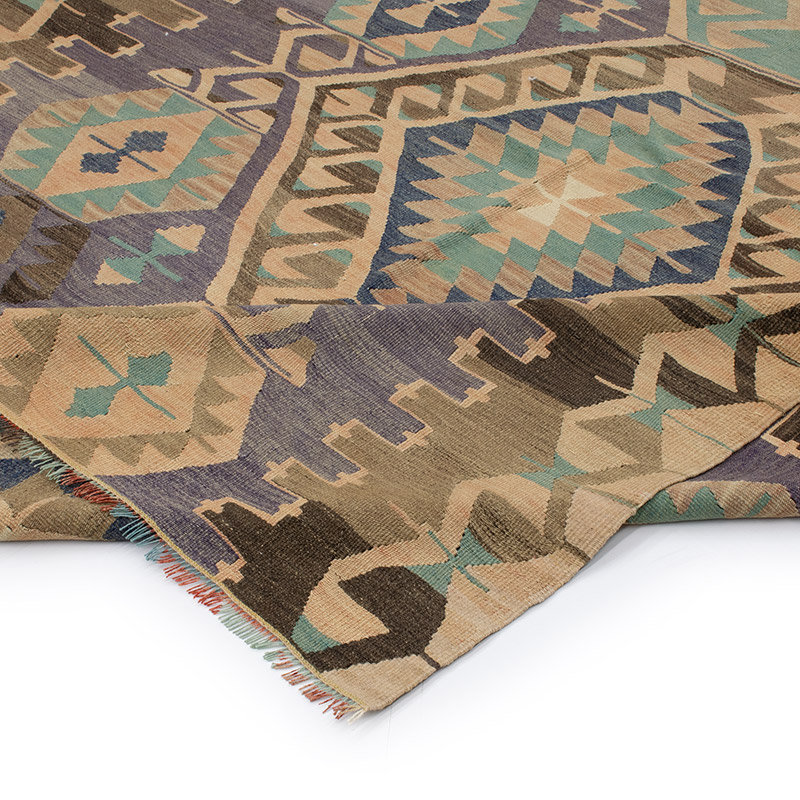 Vintage Esme Kilim Rug - 5' 10" x 7' 8" (70" x 92") - K0092204