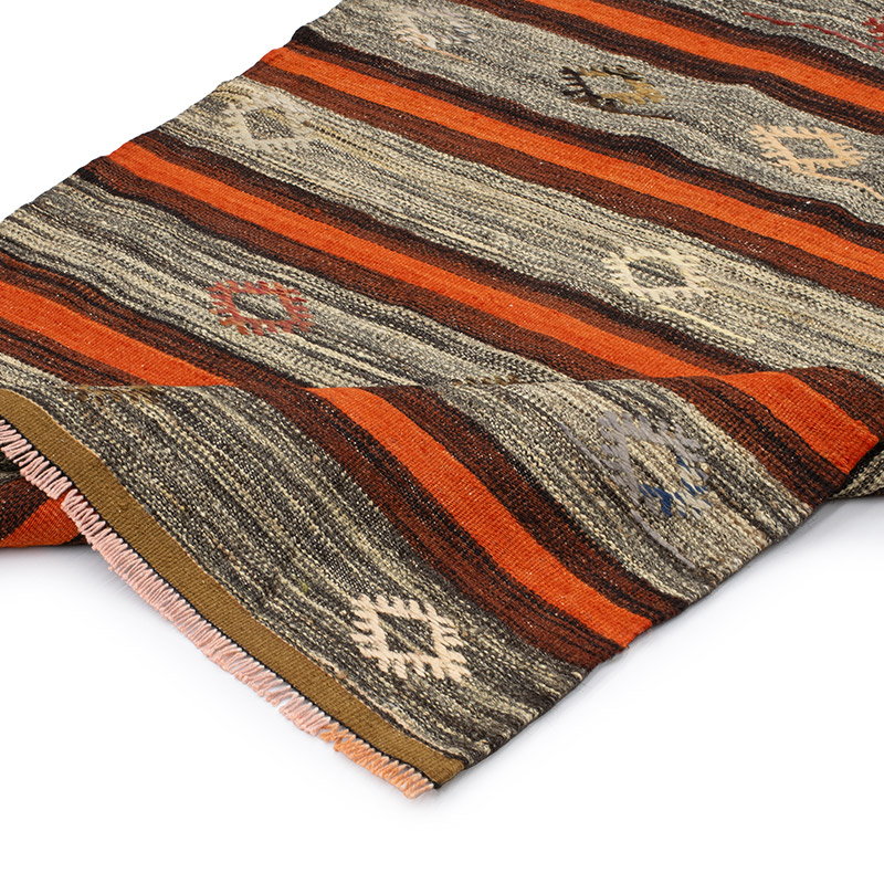 Vintage Sivas Kilim Runner - 2' 9" x 8' 6" (33" x 102") - K0092206