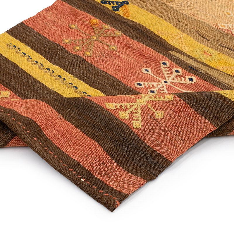 Vintage Sivas Kilim Runner - 2' 6" x 8' 3" (30" x 99") - K0092207