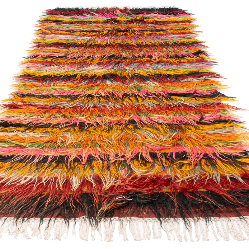 Vintage Anatolian Tulu Rug - 4'  x 8' 9" (48" x 105") - K0092214