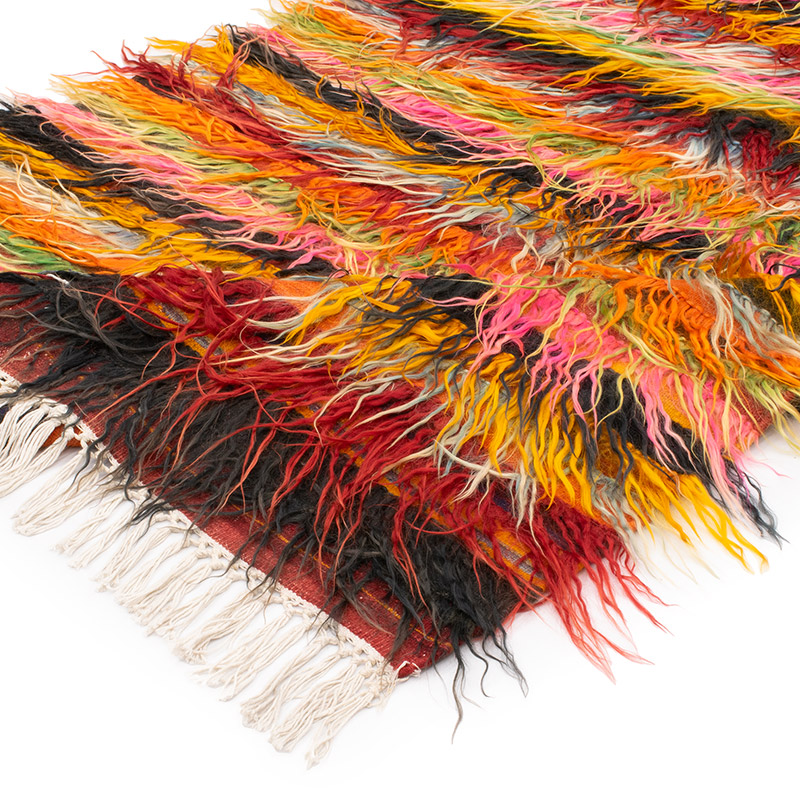Vintage Anatolian Tulu Rug - 4'  x 8' 9" (48" x 105") - K0092214