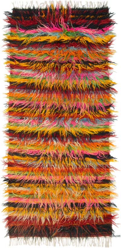 Alfombra Vintage de Anatolia Tulu - 123 cm x 267 cm