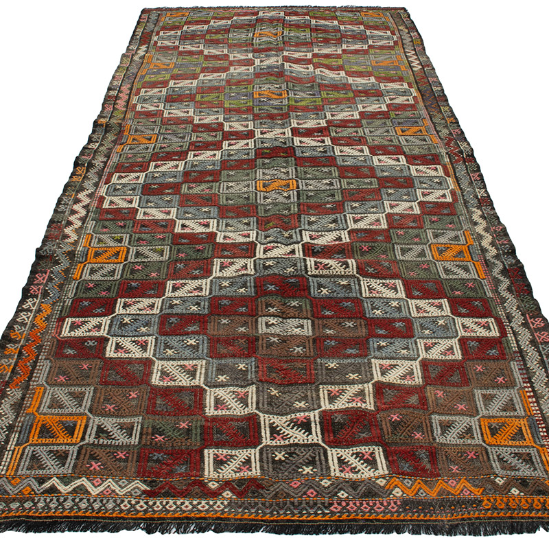 Vintage Anatolian Jijim Rug - K0092217