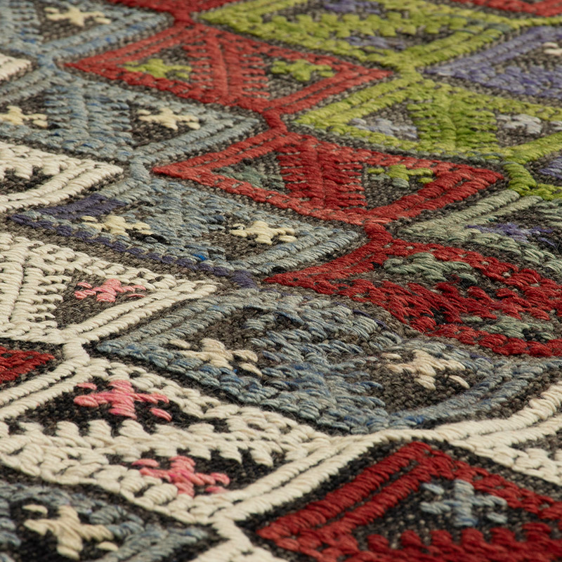 Vintage Anatolian Jijim Rug - K0092217