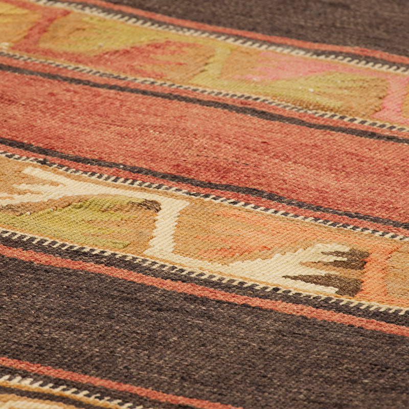 Vintage Sivas Kilim Runner - 2' 2" x 10' 8" (26" x 128") - K0092218