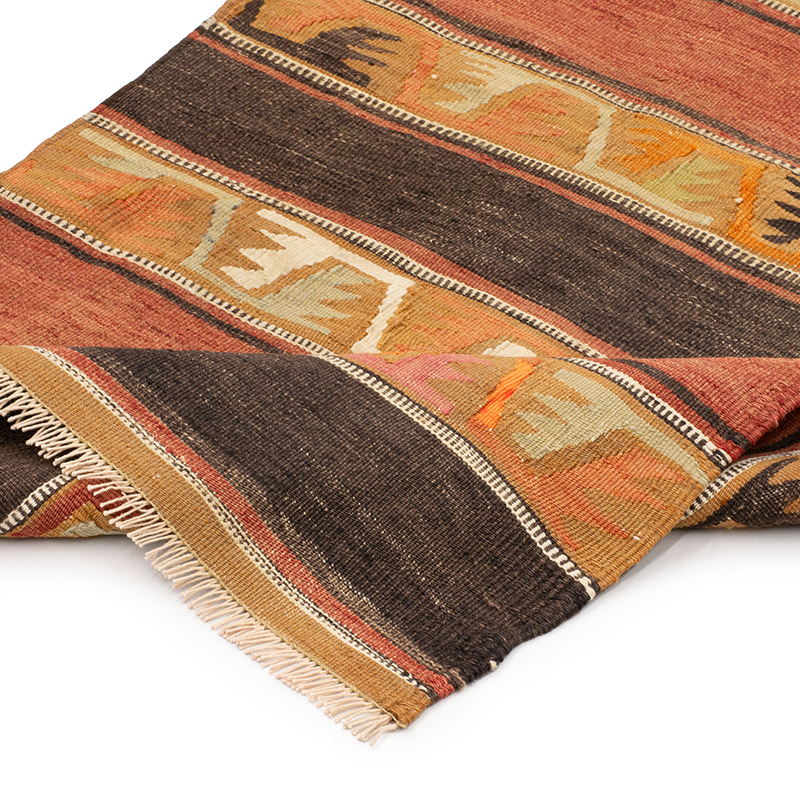 Vintage Sivas Kilim Runner - 2' 2" x 10' 8" (26" x 128") - K0092218