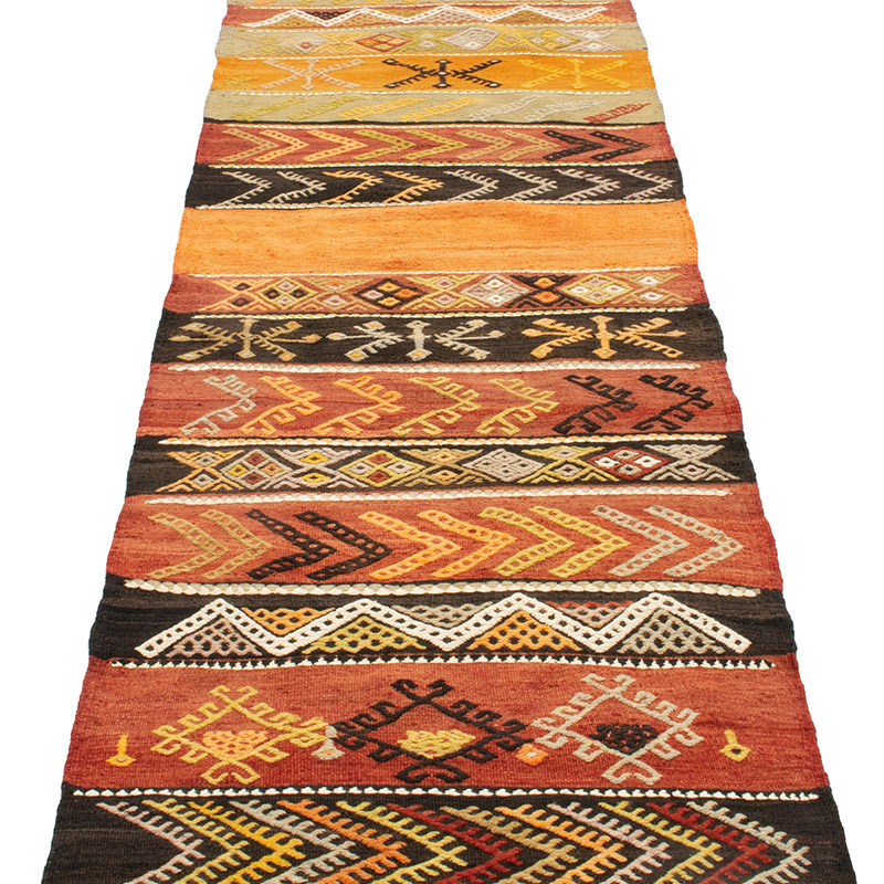 Vintage Mihalic Kilim Rug - 2' 4" x 7' 7" (28" x 91") - K0092219