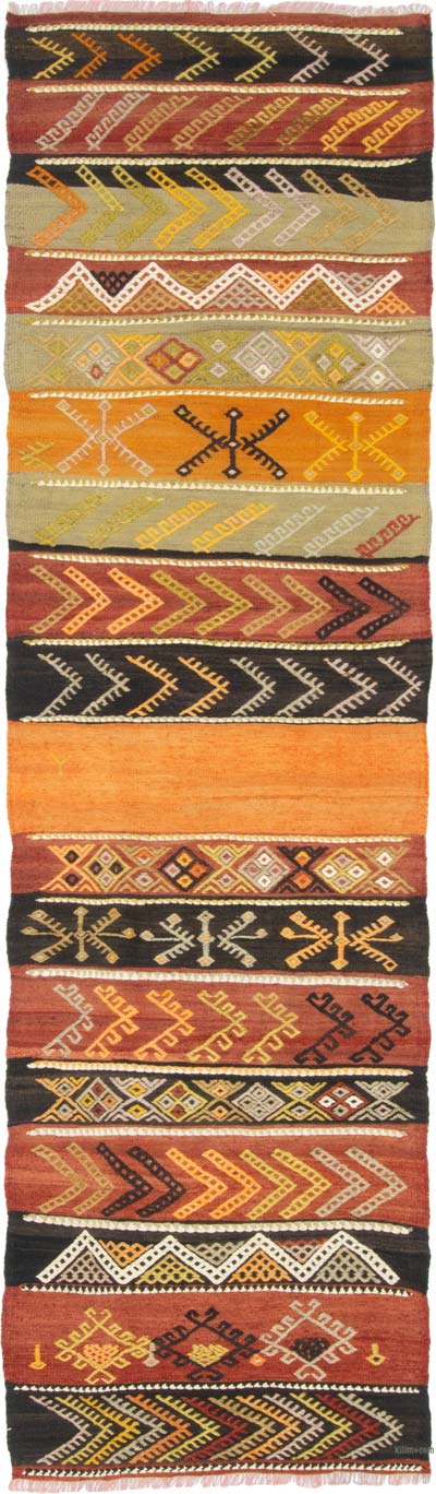 Vintage Mihalic Kilim Rug - 2' 4" x 7' 7" (28" x 91")