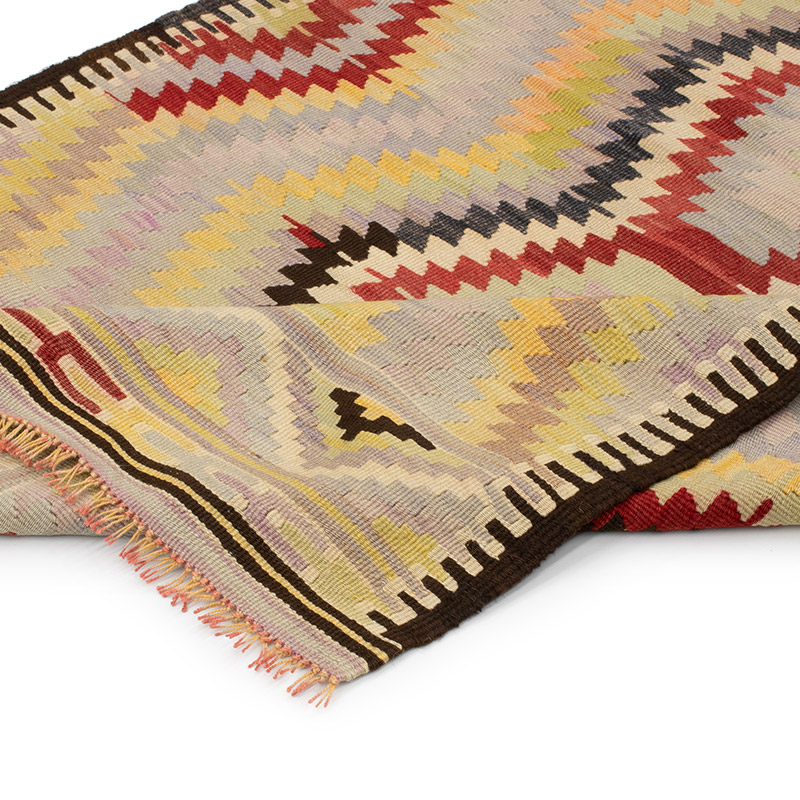 Vintage Antalya Kilim Rug - 3' 4" x 4' 6" (40" x 54") - K0092220