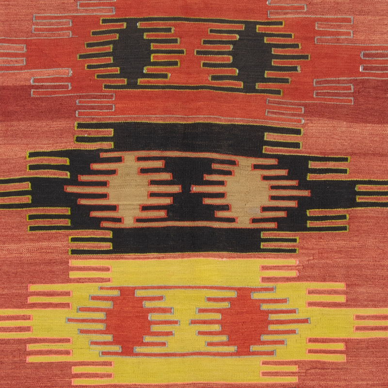 Vintage Sivas Kilim Rug - 3' 3" x 4' 11" (39" x 59") - K0092221