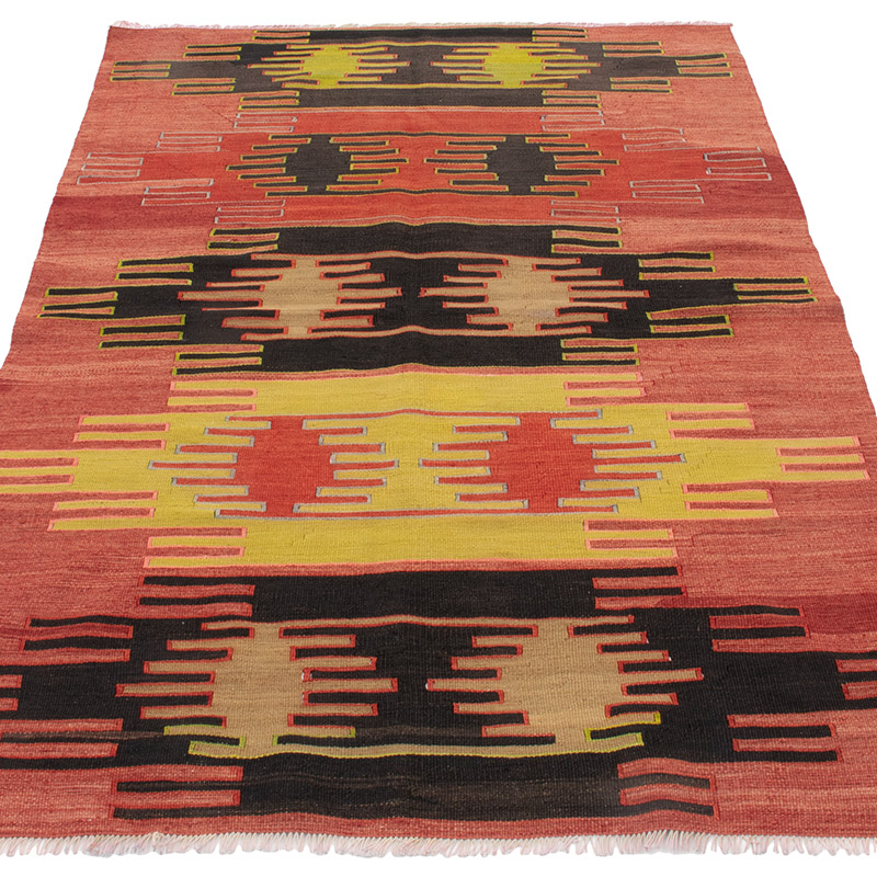 Vintage Sivas Kilim Rug - 3' 3" x 4' 11" (39" x 59") - K0092221
