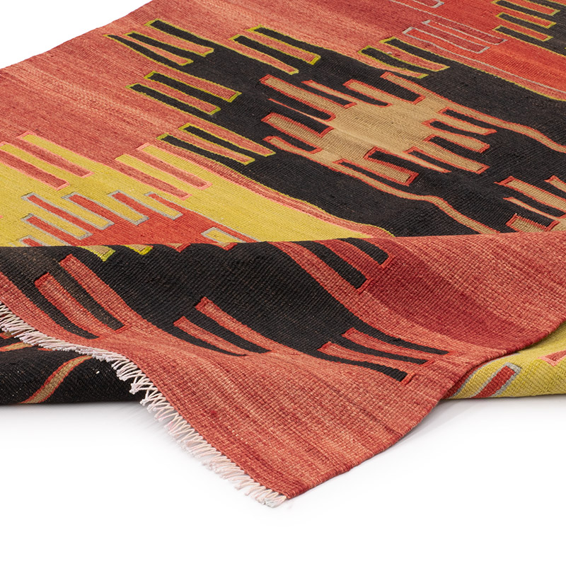 Vintage Sivas Kilim Rug - 3' 3" x 4' 11" (39" x 59") - K0092221