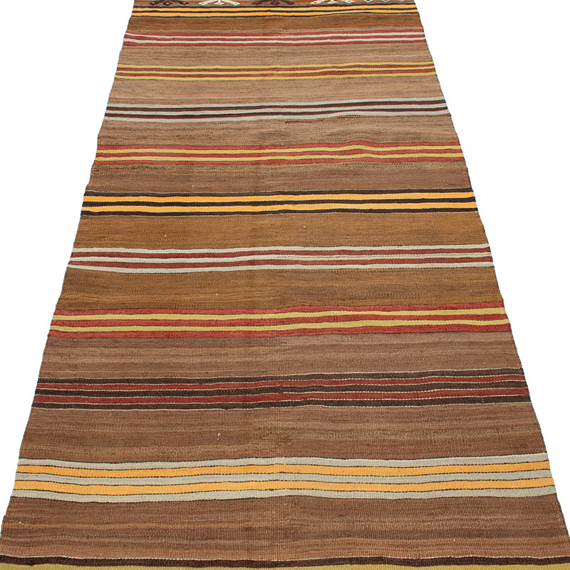 Vintage Kirsehir Kilim Runner - 2' 11" x 13' 7" (35" x 163") - K0092222