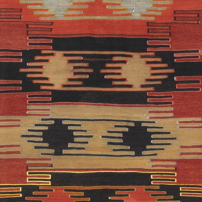 Vintage Sivas Kilim Rug - 3' 4" x 3' 4" (40" x 40") - K0092224