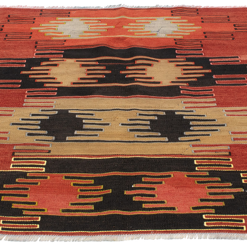 Vintage Sivas Kilim Rug - 3' 4" x 3' 4" (40" x 40") - K0092224
