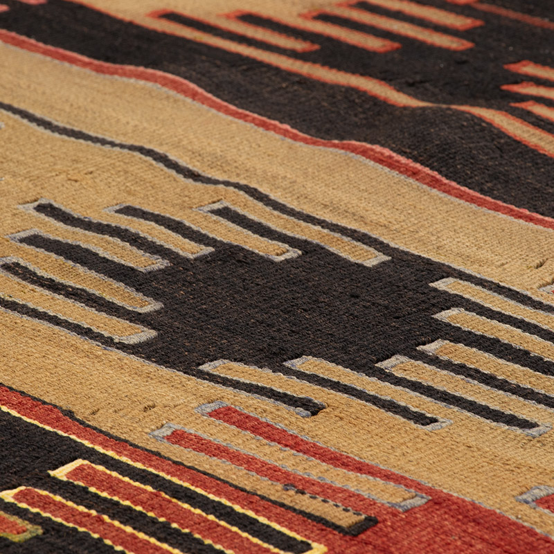 Vintage Sivas Kilim Rug - 3' 4" x 3' 4" (40" x 40") - K0092224