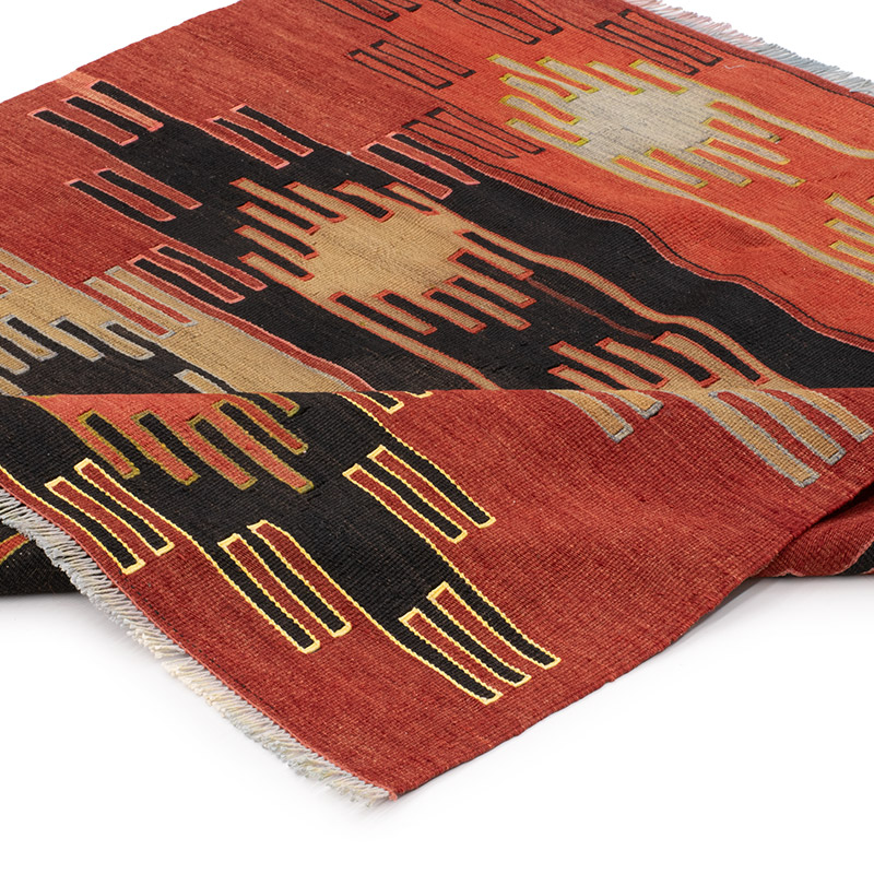 Vintage Sivas Kilim Rug - 3' 4" x 3' 4" (40" x 40") - K0092224