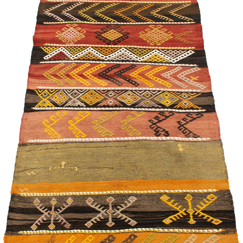 Corredor Sivas Afyon Kilim - 72 cm x 235 cm - K0092225