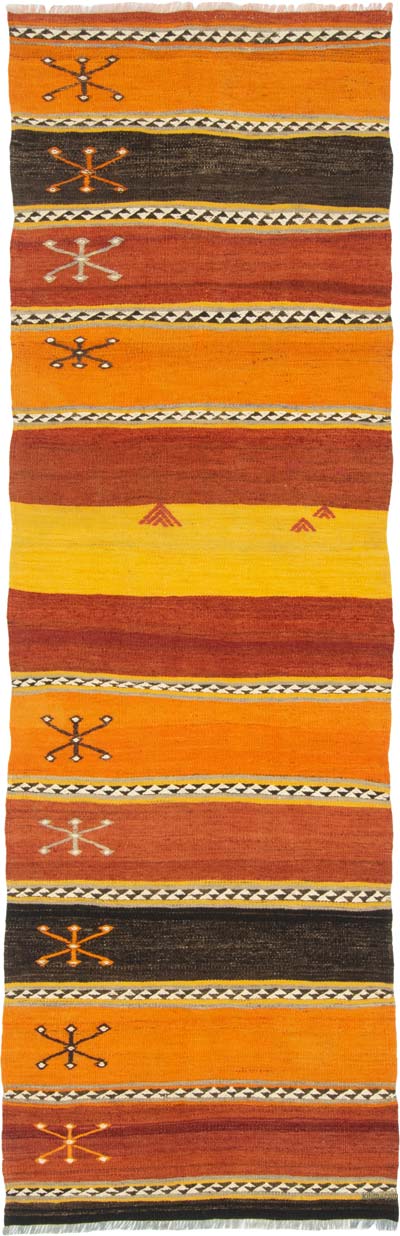 Vintage Sivas Kilim Runner - 2' 5" x 7' 5" (29" x 89")