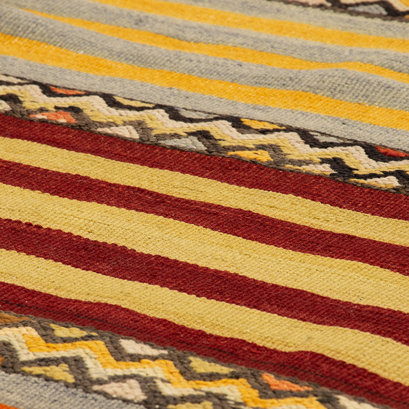 Vintage Afyon Kilim Runner - 2' 5" x 8' 6" (29" x 102") - K0092228