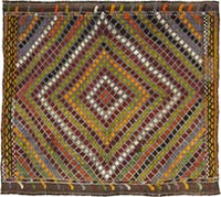 Vintage Anatolian Jijim Rug