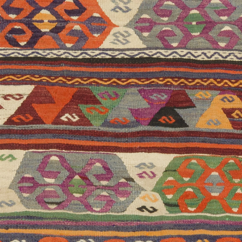 Vintage Afyon Kilim Yolluk - 80 cm x 302 cm - K0092233