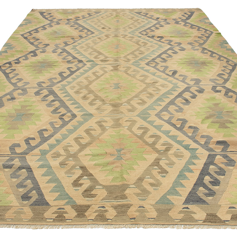 Vintage Esme Kilim Rug - 6' 4" x 10' 11" (76" x 131") - K0092236