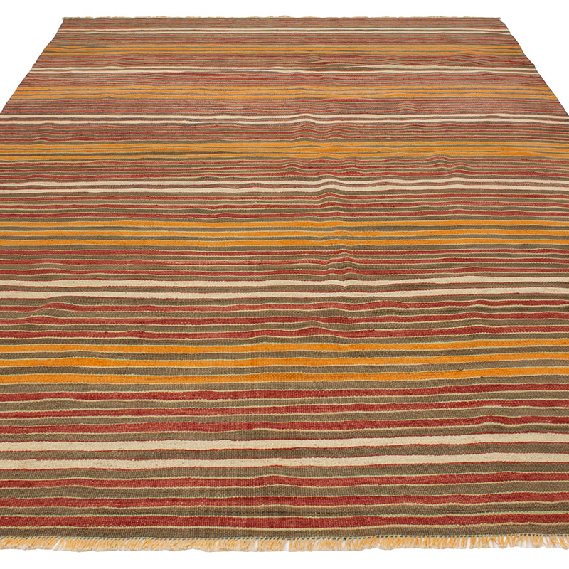 Vintage Konya Kilim Rug - 6' 5" x 10' 3" (77" x 123") - K0092238