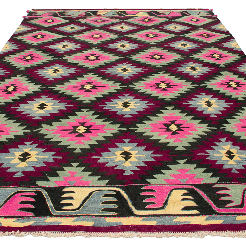 Vintage Mihalic Kilim Rug - 6' 3" x 10' 4" (75" x 124") - K0092239