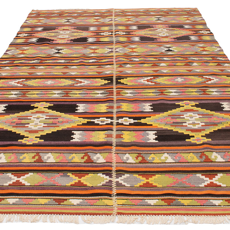 Vintage Puturge Kilim Rug - 5' 3" x 8' 9" (63" x 105") - K0092240