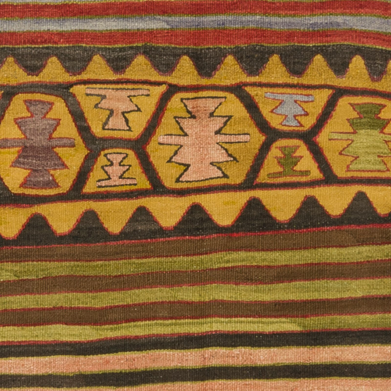 Vintage Konya Kilim Runner - 2' 6" x 11' 3" (30" x 135") - K0092242