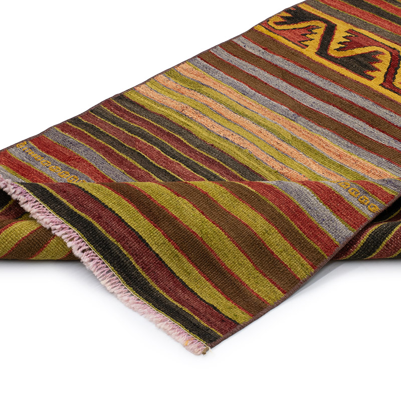 Vintage Konya Kilim Runner - 2' 6" x 11' 3" (30" x 135") - K0092242