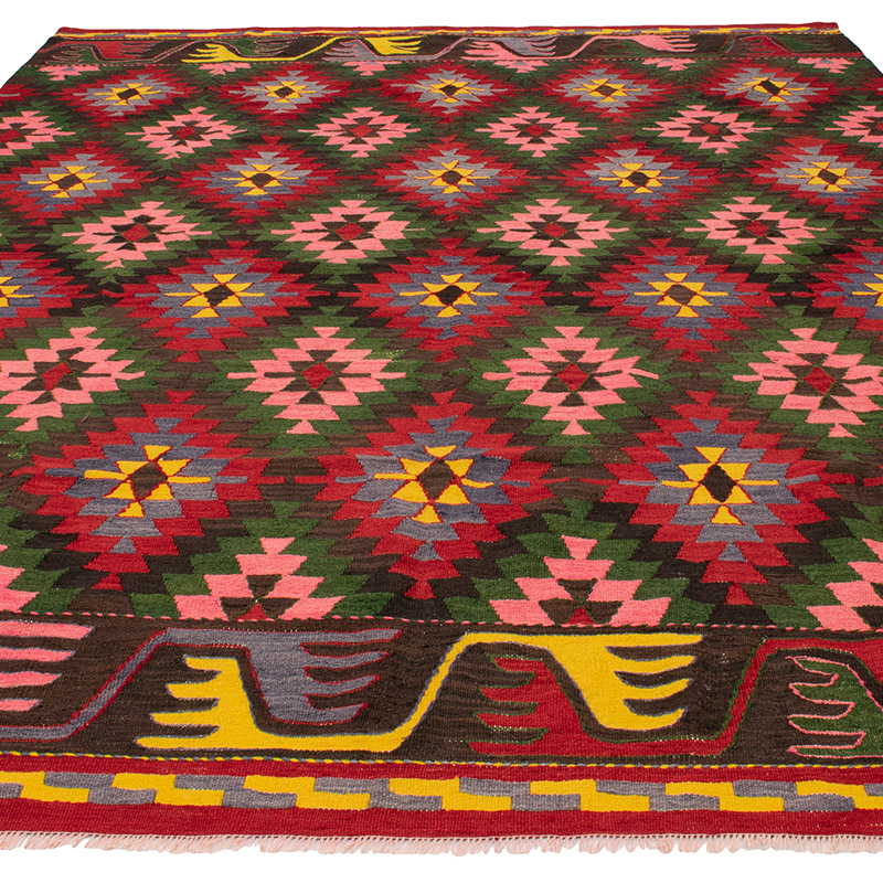 Vintage Mihalic Kilim Rug - 7'  x 10'  (84" x 120") - K0092247
