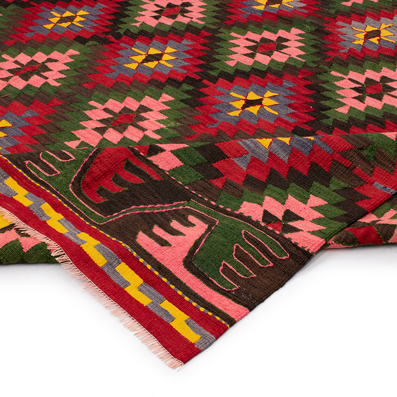 Vintage Mihalic Kilim Rug - 7'  x 10'  (84" x 120") - K0092247
