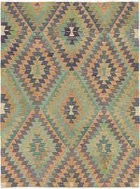 Vintage Esme Kilim Rug - 5' 9" x 7' 9" (69" x 93")