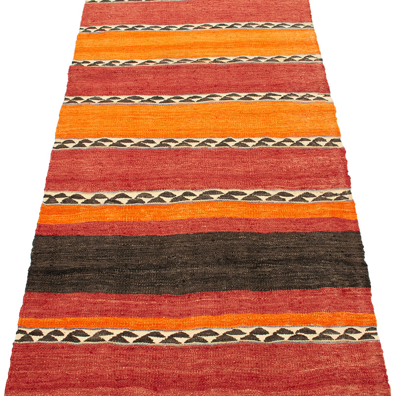 Vintage Sivas Kilim Runner - 2' 6" x 7' 10" (30" x 94") - K0092253