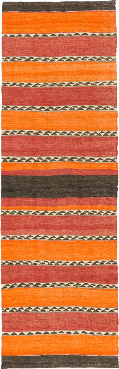 Vintage Sivas Kilim Runner - 2' 6" x 7' 10" (30" x 94")