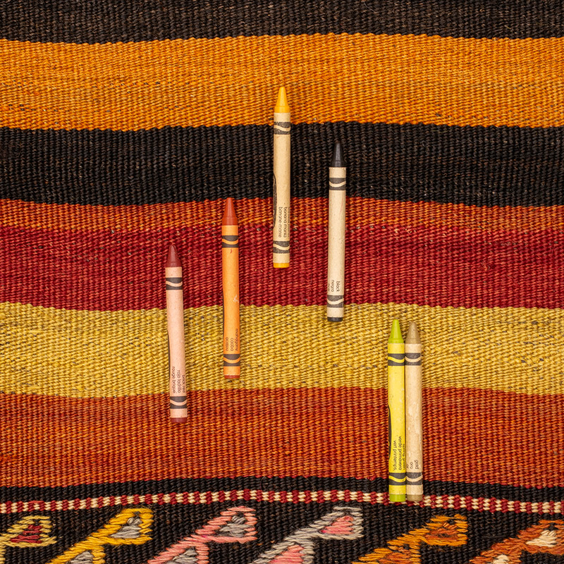 Vintage Sivas Kilim Rug - 4'  x 7' 3" (48" x 87") - K0092256