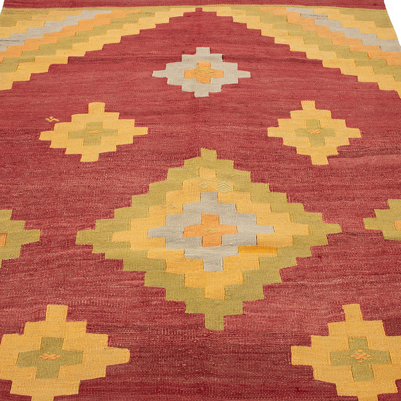 Vintage Mihalic Kilim Rug - 4' 7" x 9' 11" (55" x 119") - K0092257