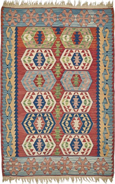 Turkish Handwoven Kilim Rug