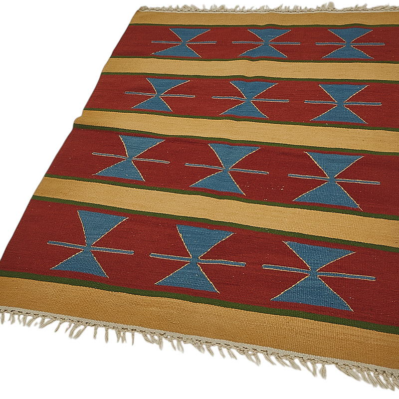 Alfombra Kilim Turca Tejida a Mano - K0092266