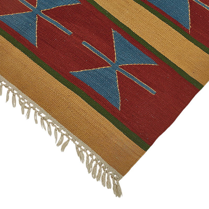 Alfombra Kilim Turca Tejida a Mano - K0092266