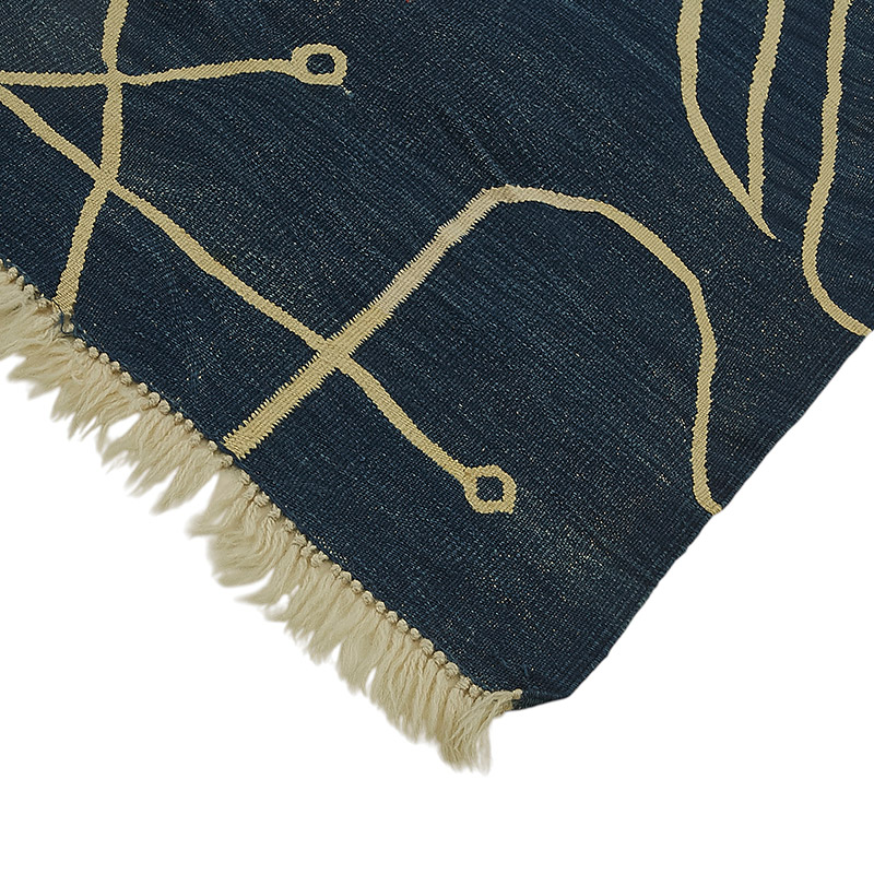 New Turkish Handwoven Kilim Rug - K0092268