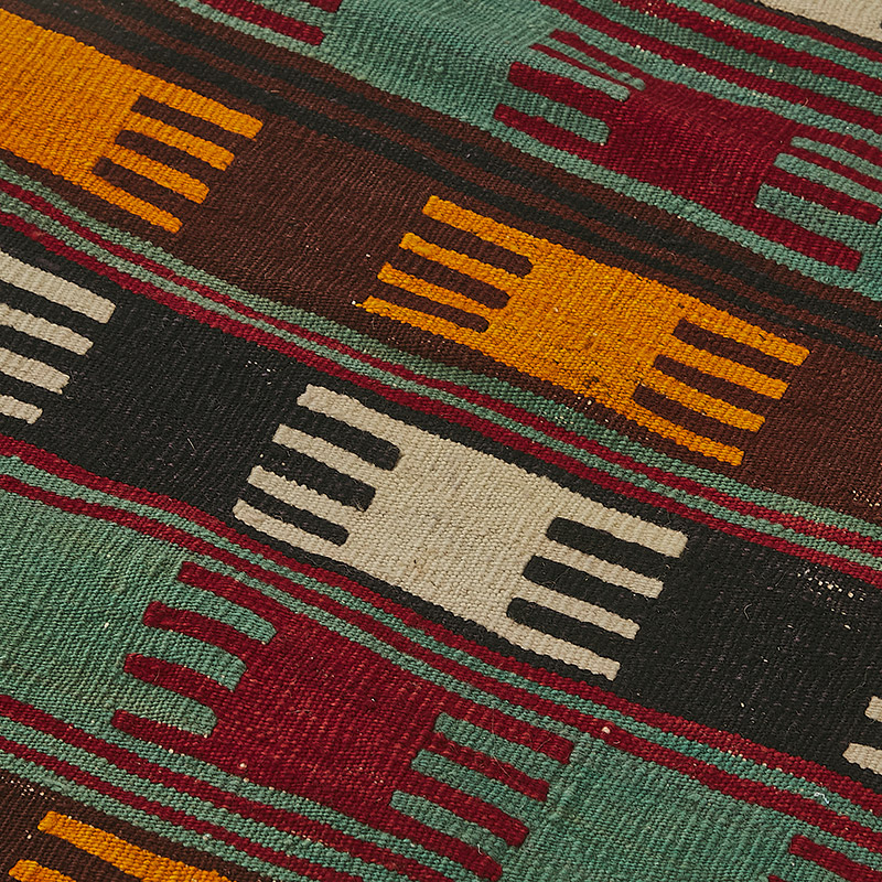 Alfombra Kilim Turca Tejida a Mano - K0092272
