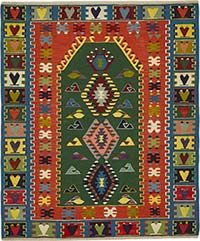 Alfombra Kilim Turca Tejida a Mano